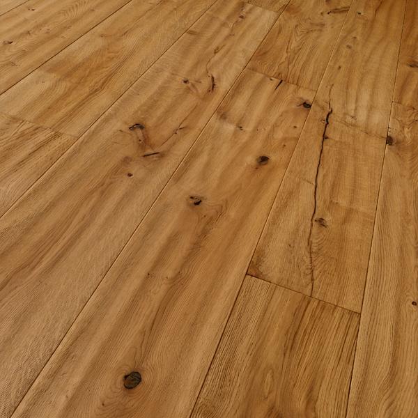Engineered Wood Flooring Trendtime 8 Classic, Dub olej plus handscraped kartáčovaná št.široká lamela V-drážka, 1739953, 1882x190x15 mm