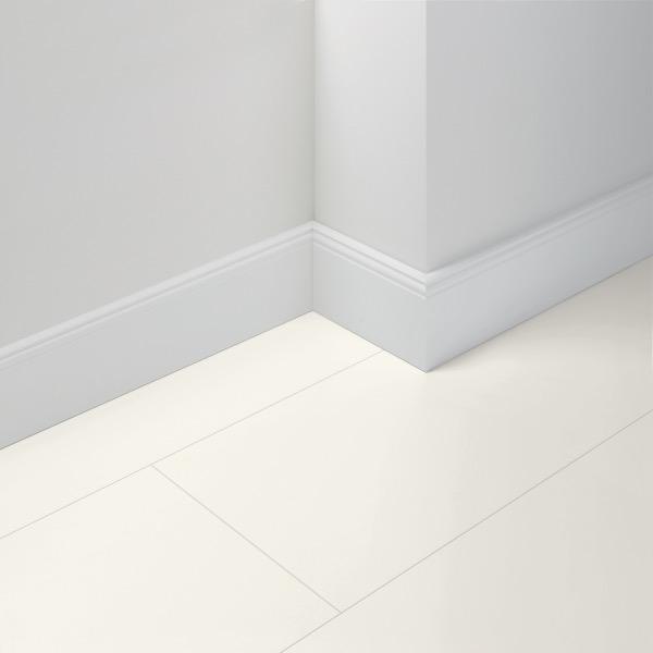 Lišta soklová Parador Hamburg HL3 Biela D001 1745473 MDF fólia 2200x19x105 mm