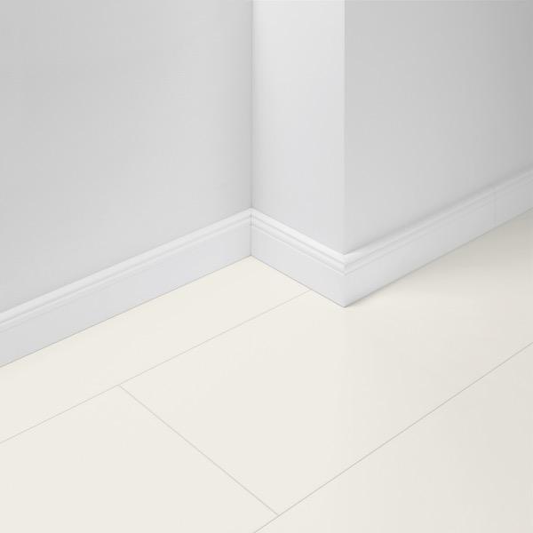 Lišta soklová Parador Hamburg HL1 Biela D001 1745471 MDF fólia 2200x19x65 mm
