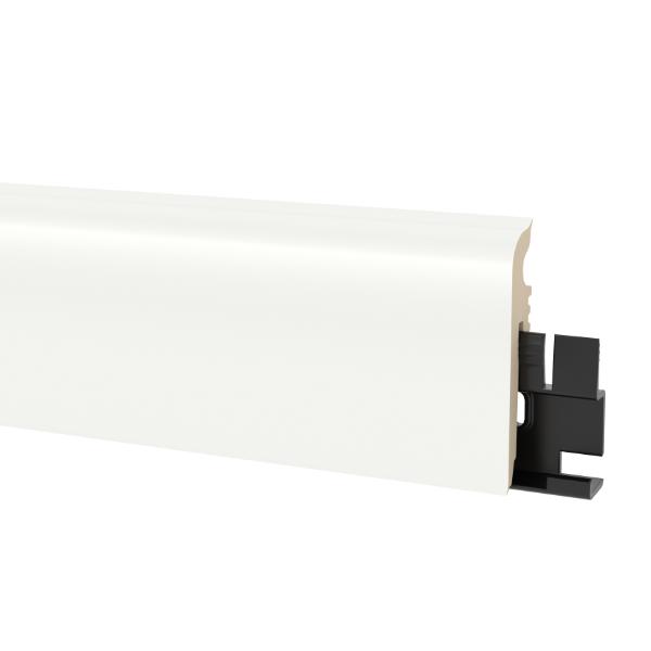 Lišta soklová PVC Arbiton VIGO 60 RAL 9003 Biela 01 60x15x2200 mm