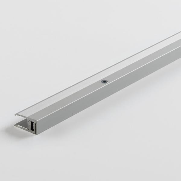 End profile in aluminium for vinyl and laminate flooring Silver floor coverings 7-15 mm silver 1740056 1000x22x0 mm