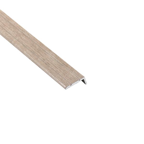 Profil AL schodový "L" 25x10 mm, fólia Dub Avero 28, 2,7 m, samolepiaci, LSW10K Cezar