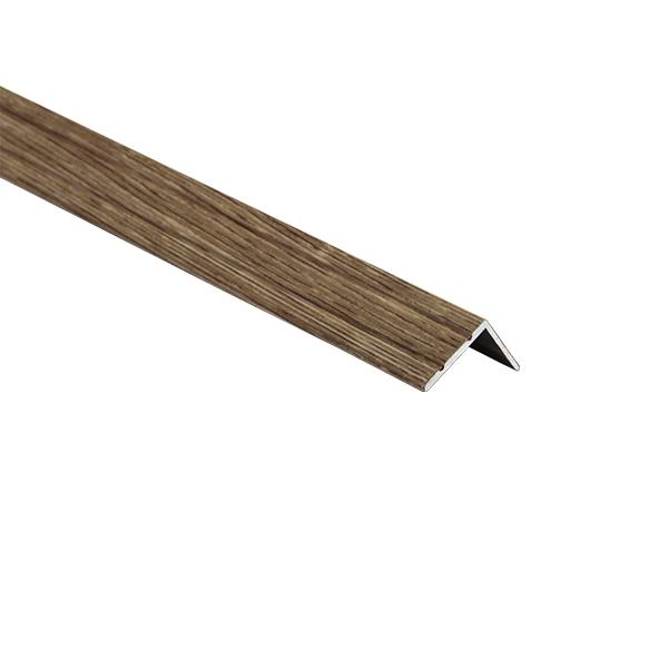 Profil AL schodový "L" 25x10 mm, fólia Dub hlina 14, 1,35 m, samolepiaci, LSW10K Cezar