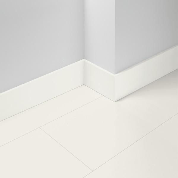 Lišta soklová Parador SL21 Biely základný náter D004 1745497 MDF fólia 2200x25x100 mm