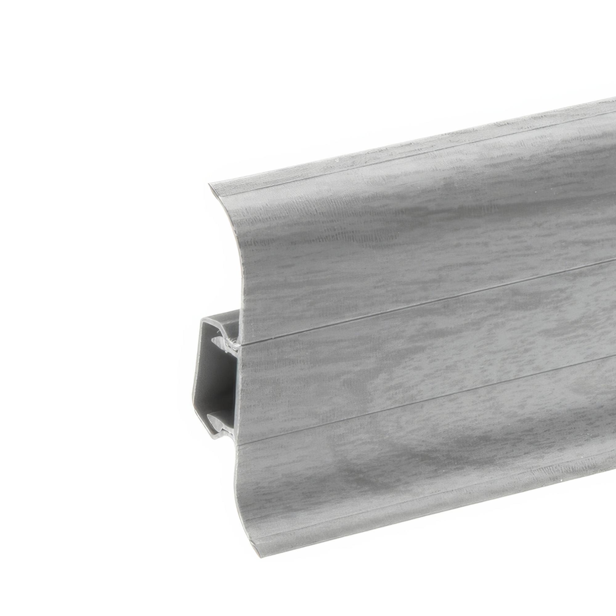 Lišta soklová PVC Cezar PREMIUM Classic Dub Sivý Svetlý M078 59x22x2200 mm