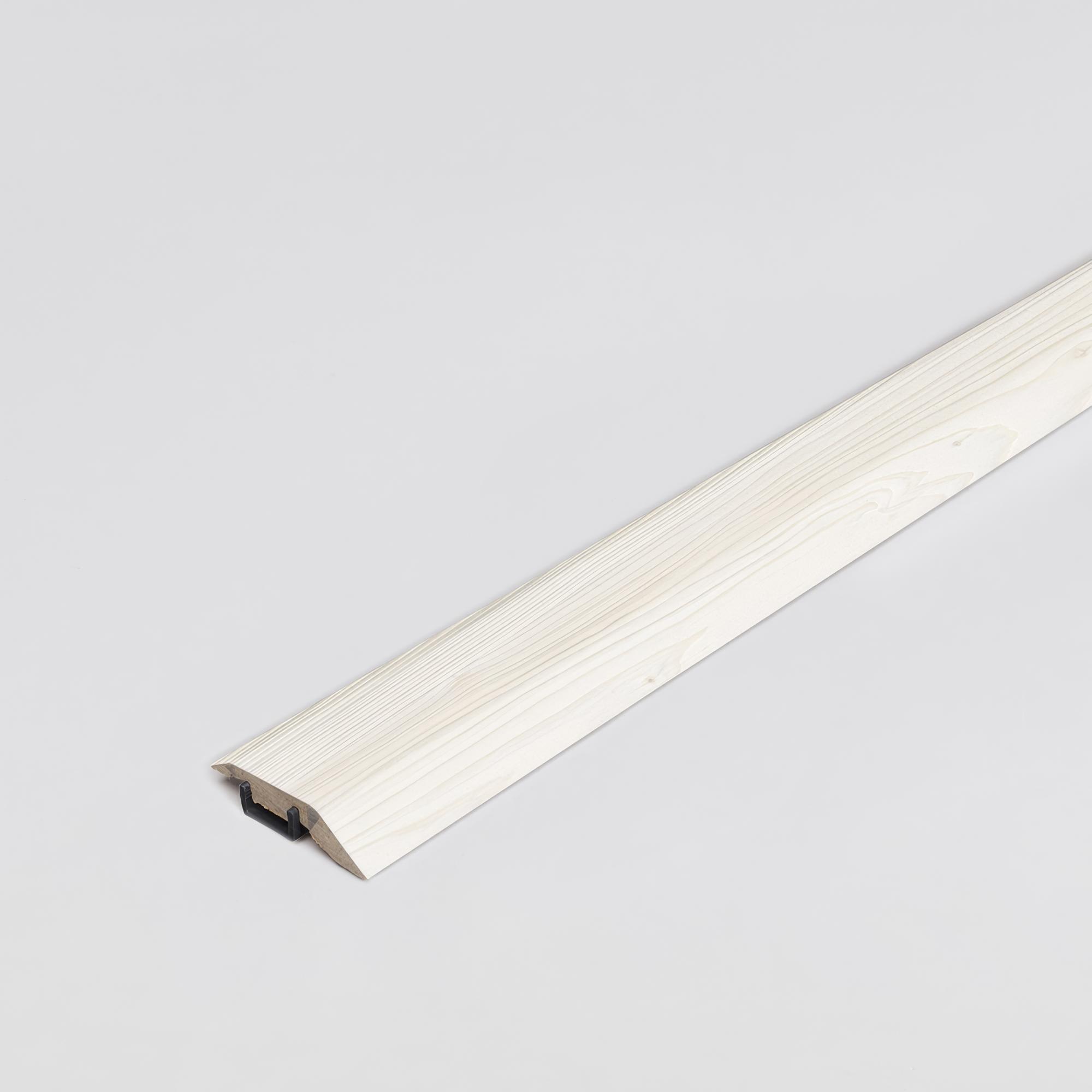 Modular One vyrovnávací profil Smrekovec Apollo biely 1749007 1000x47x12 mm