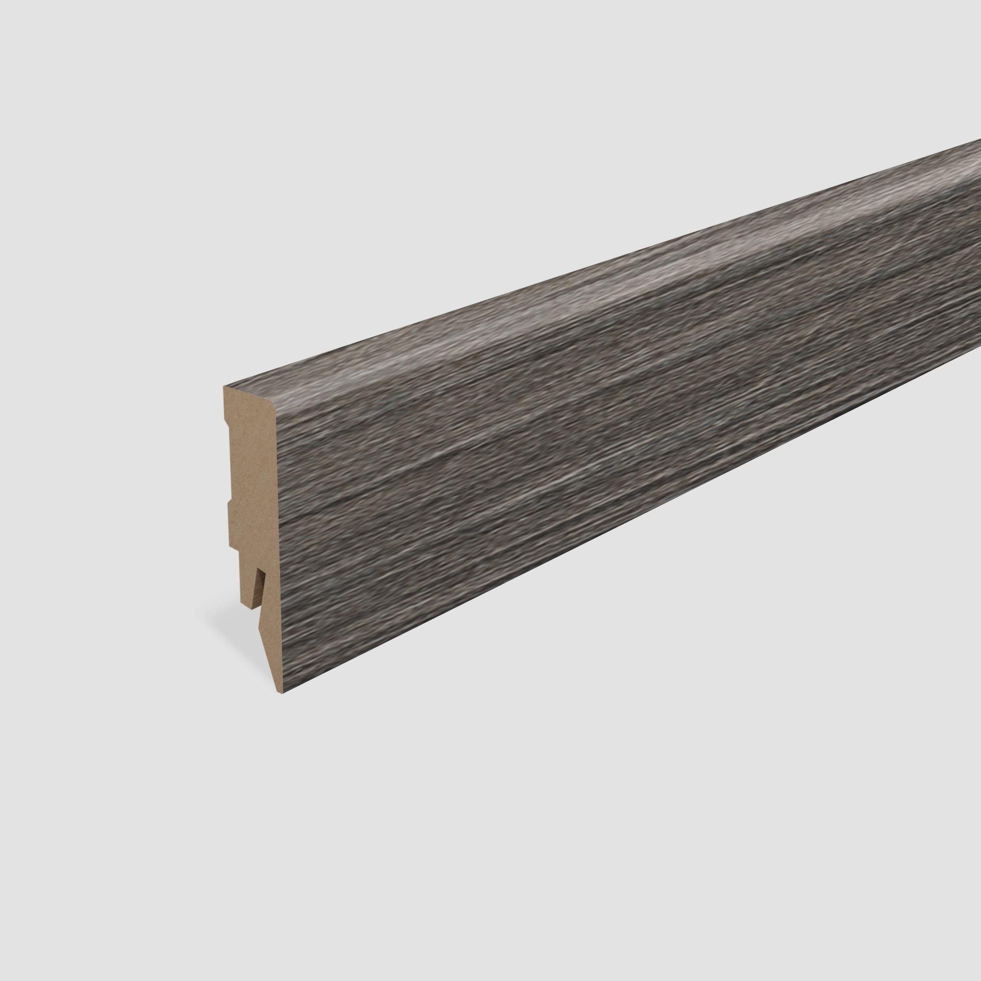 Lišta soklová Egger 58 hranatá L550 MDF fólia 58x14x2400 mm