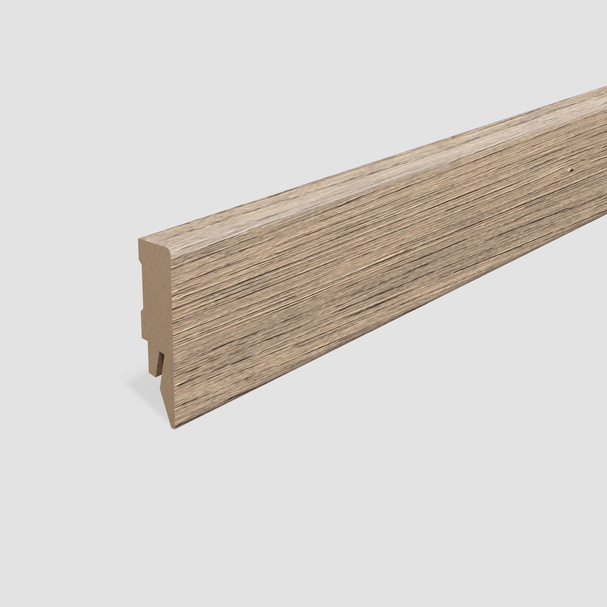 Lišta soklová Egger 58 hranatá L673 MDF fólia 58x14x2400 mm