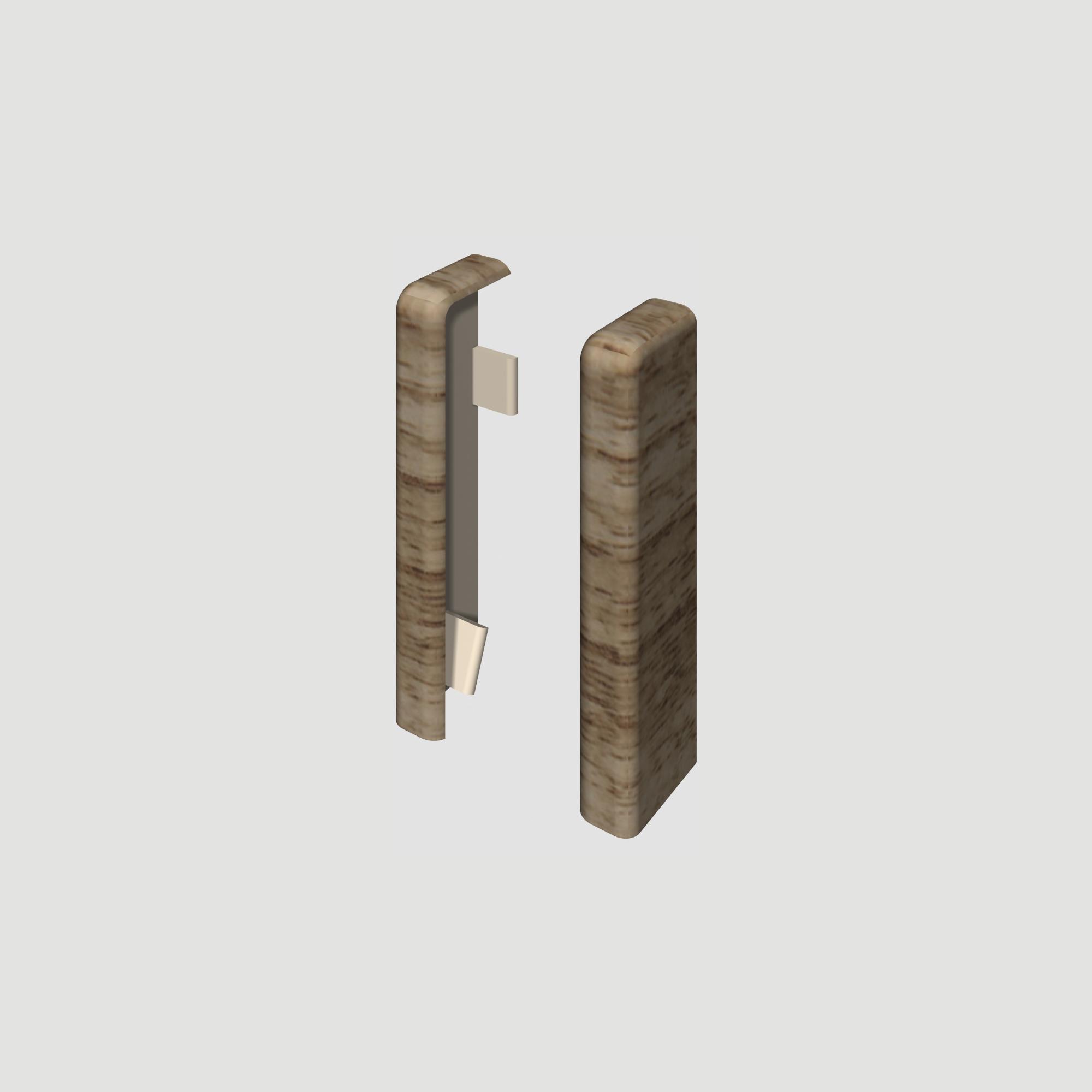 Prvky Egger 60 "cubical" Dub béžový - Ukončenie ľavé+pravé 1839920 (1+1 ks/bal)