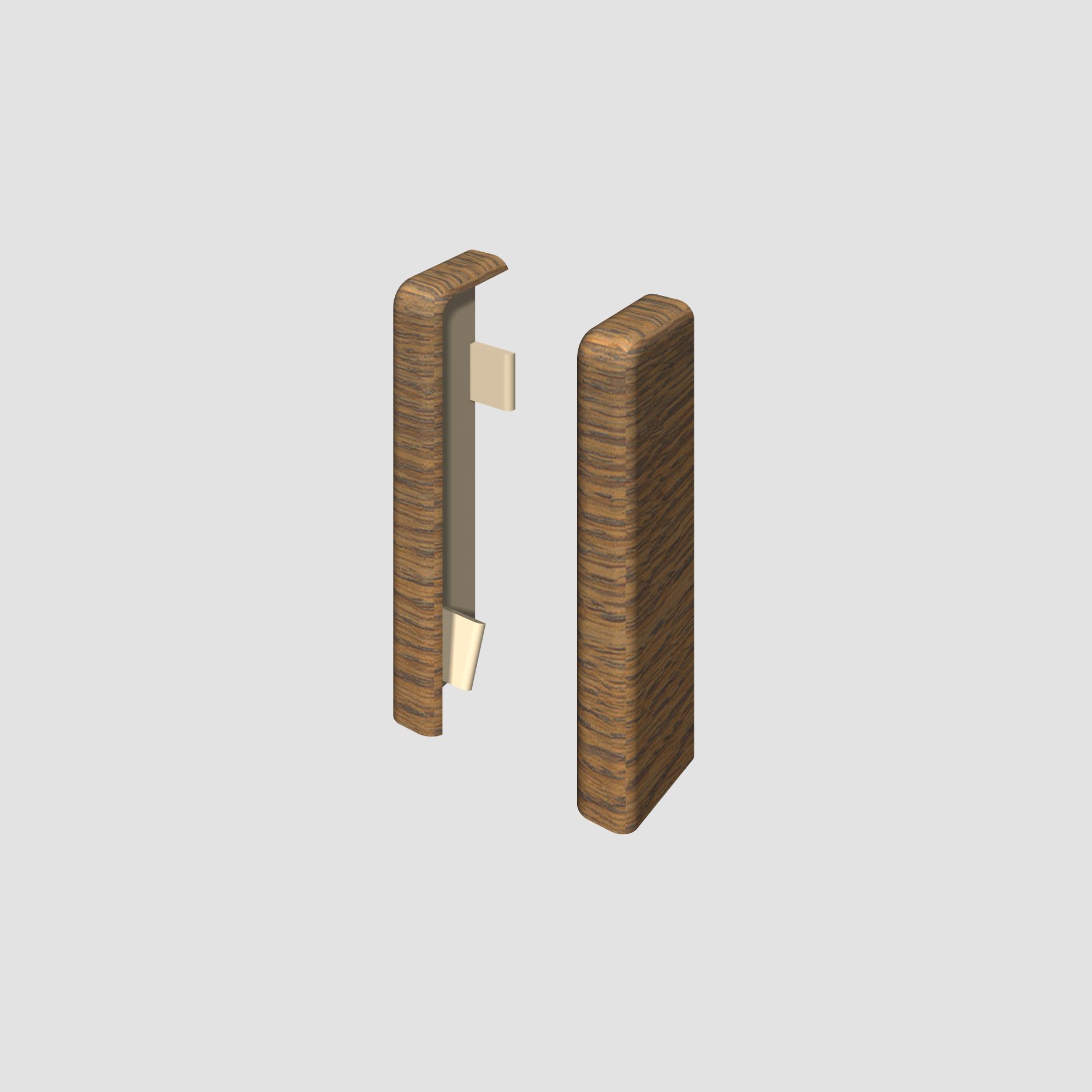 Prvky Egger 60 "cubical" Dub mokka - Ukončenie ľavé+pravé 1839932 (1+1 ks/bal)