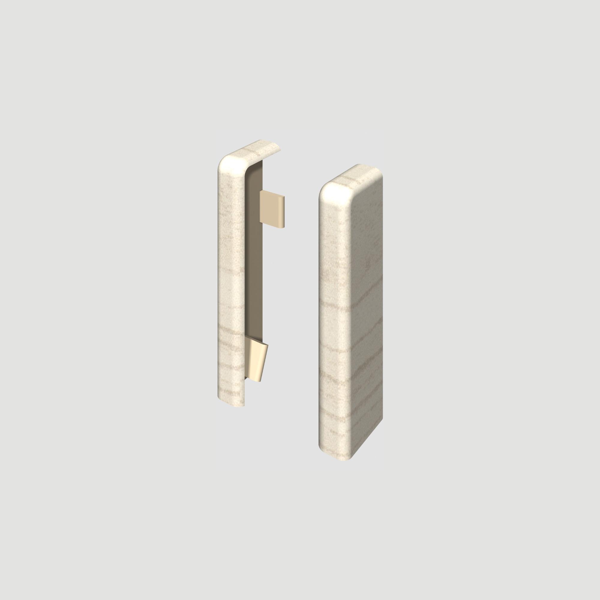 Prvky Egger 60 "cubical" Dub sivo-modrý - Ukončenie ľavé+pravé 1839904 (1+1 ks/bal)