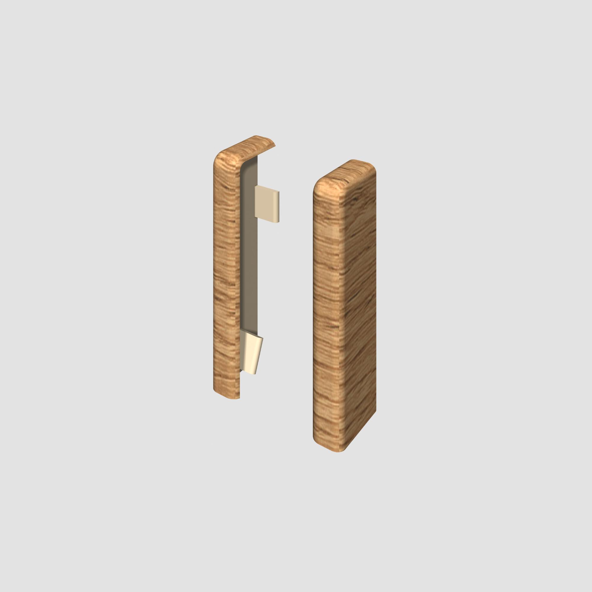 Prvky Egger 60 "cubical" Dub toffee - Ukončenie ľavé+pravé 1839568 (1+1 ks/bal)