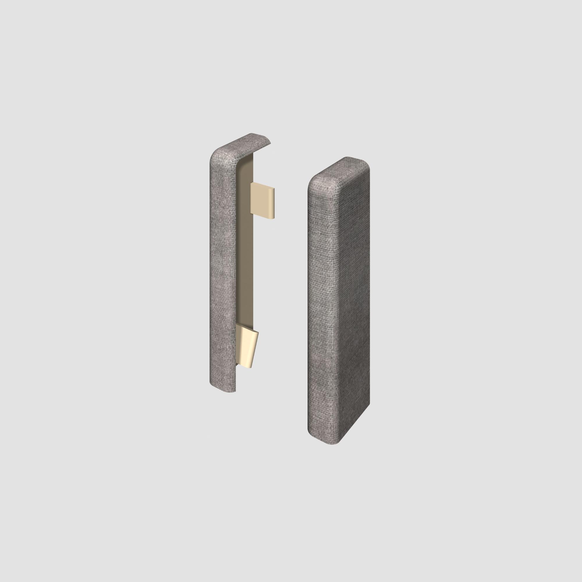 Prvky Egger 60 "cubical" Kameň sivý - Ukončenie ľavé+pravé 1839884 (1+1 ks/bal)