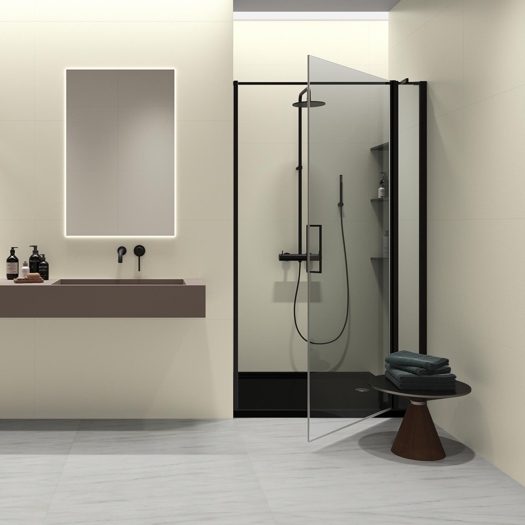 Obkladový panel Modee - Tile Pure structure Mono Cashmire WMT 542S 600x1200x4 mm Stripes