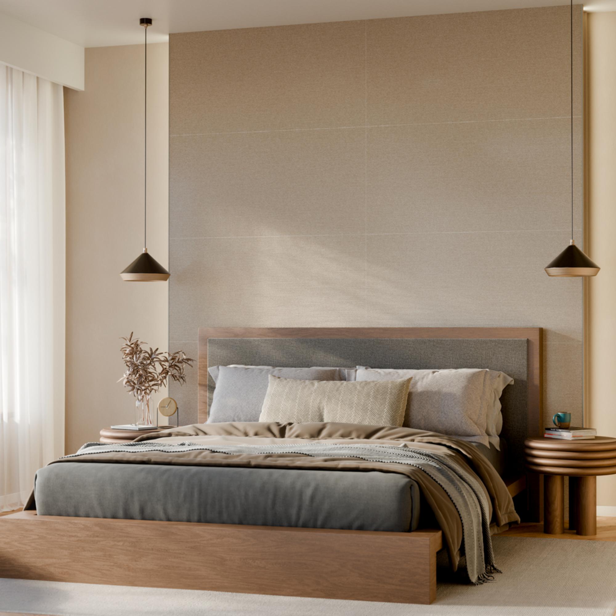 Obkladový panel Modee - Tile Pure structure Tweed Sand WMT 527S 600x1200x4 mm Stripes