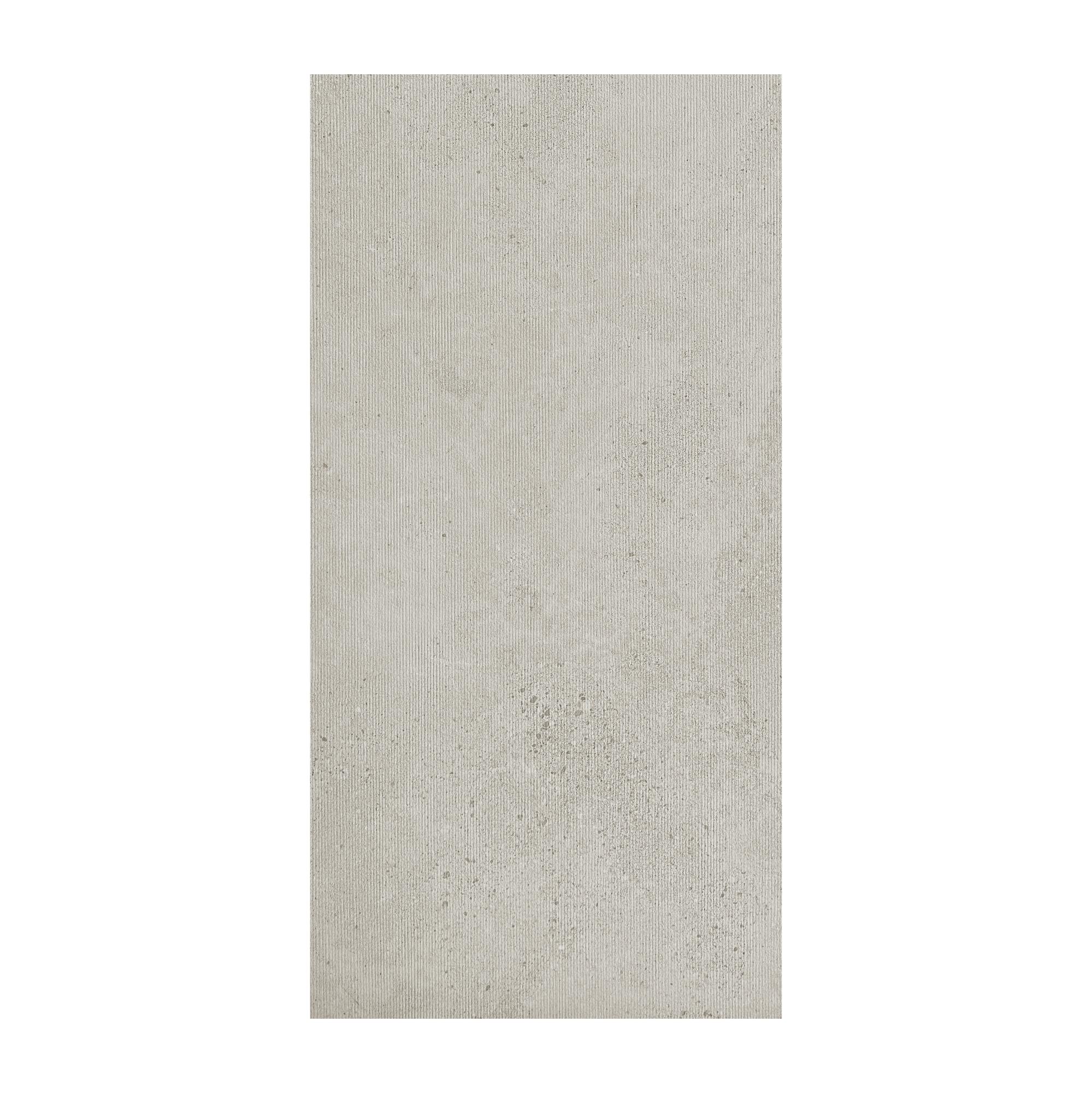 Obkladový panel Modee - Tile Raw concrete Massi White WMT 503S 600x1200x4 mm Stripes