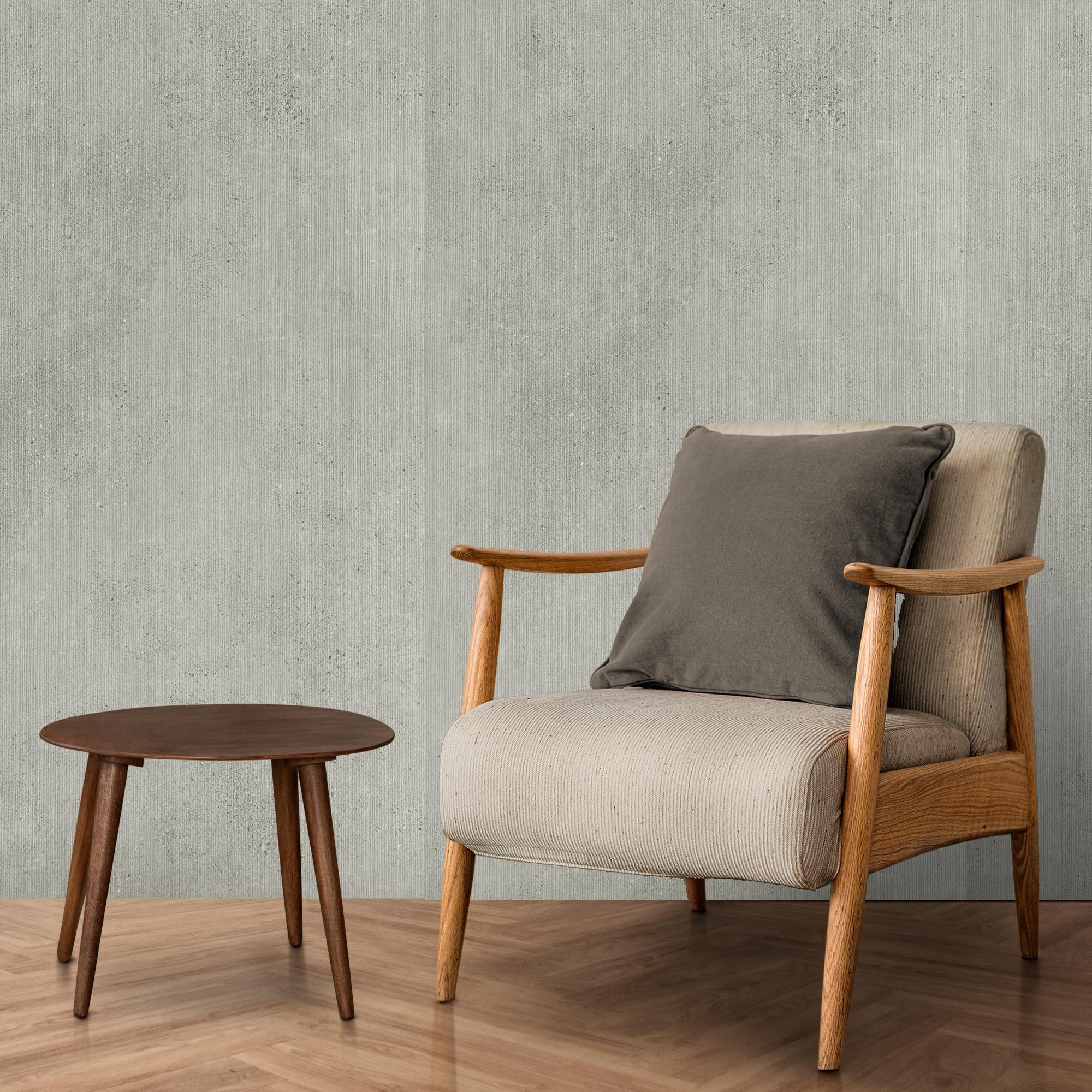 Obkladový panel Modee - Slab Raw concrete Massi Grey WMS 525S 2800x1175x4 mm Stripes