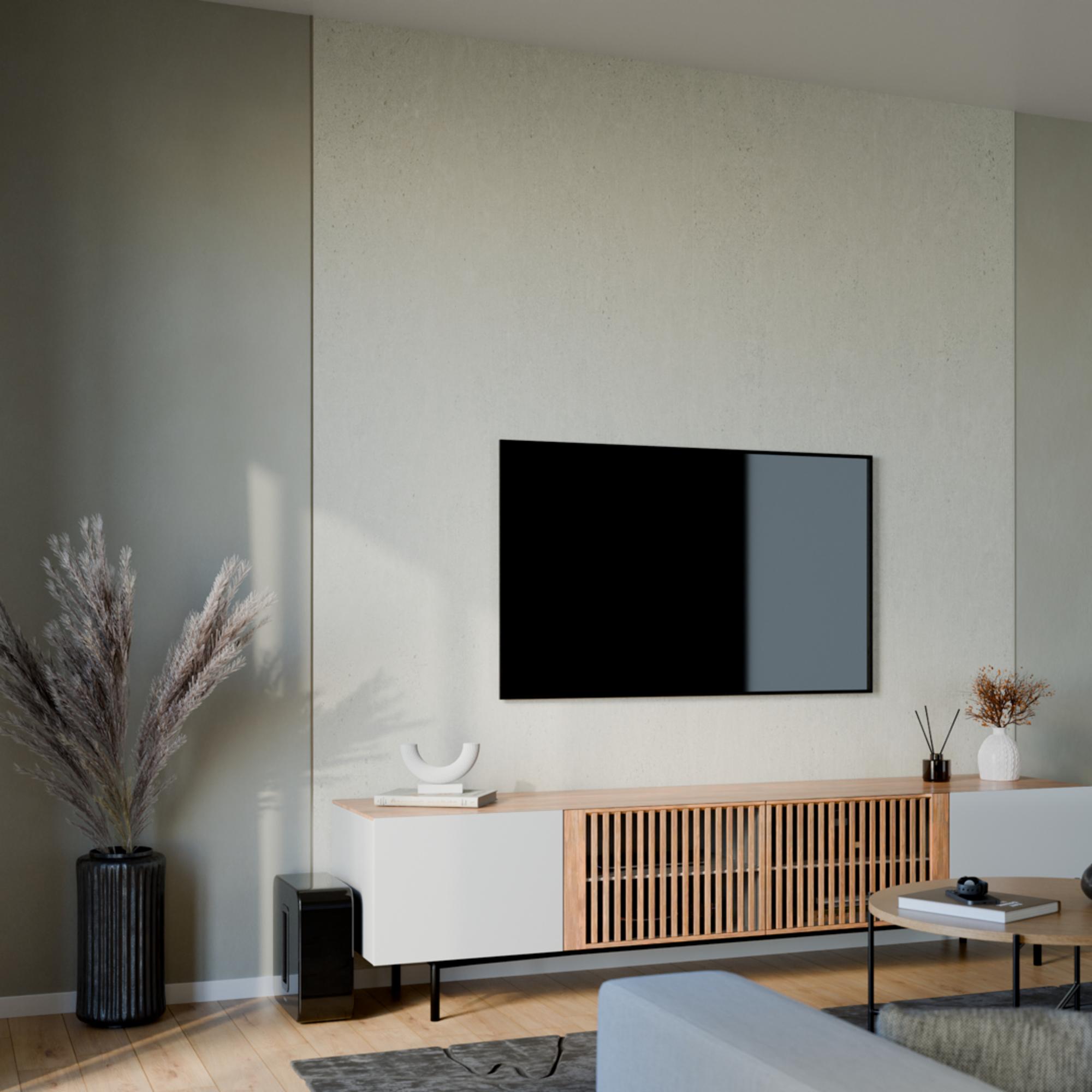 Obkladový panel Modee - Slab Raw concrete Massi Ivory WMS 540C 2800x1175x4 mm Concrete