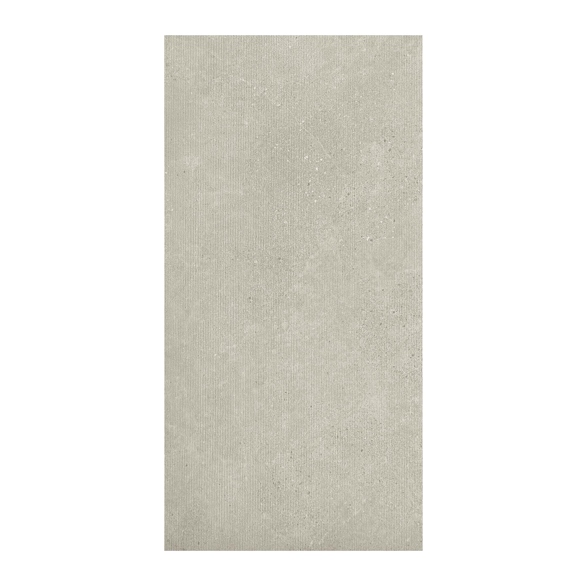 Obkladový panel Modee - Tile Raw concrete Massi Ivory WMT 540S 600x1200x4 mm Stripes