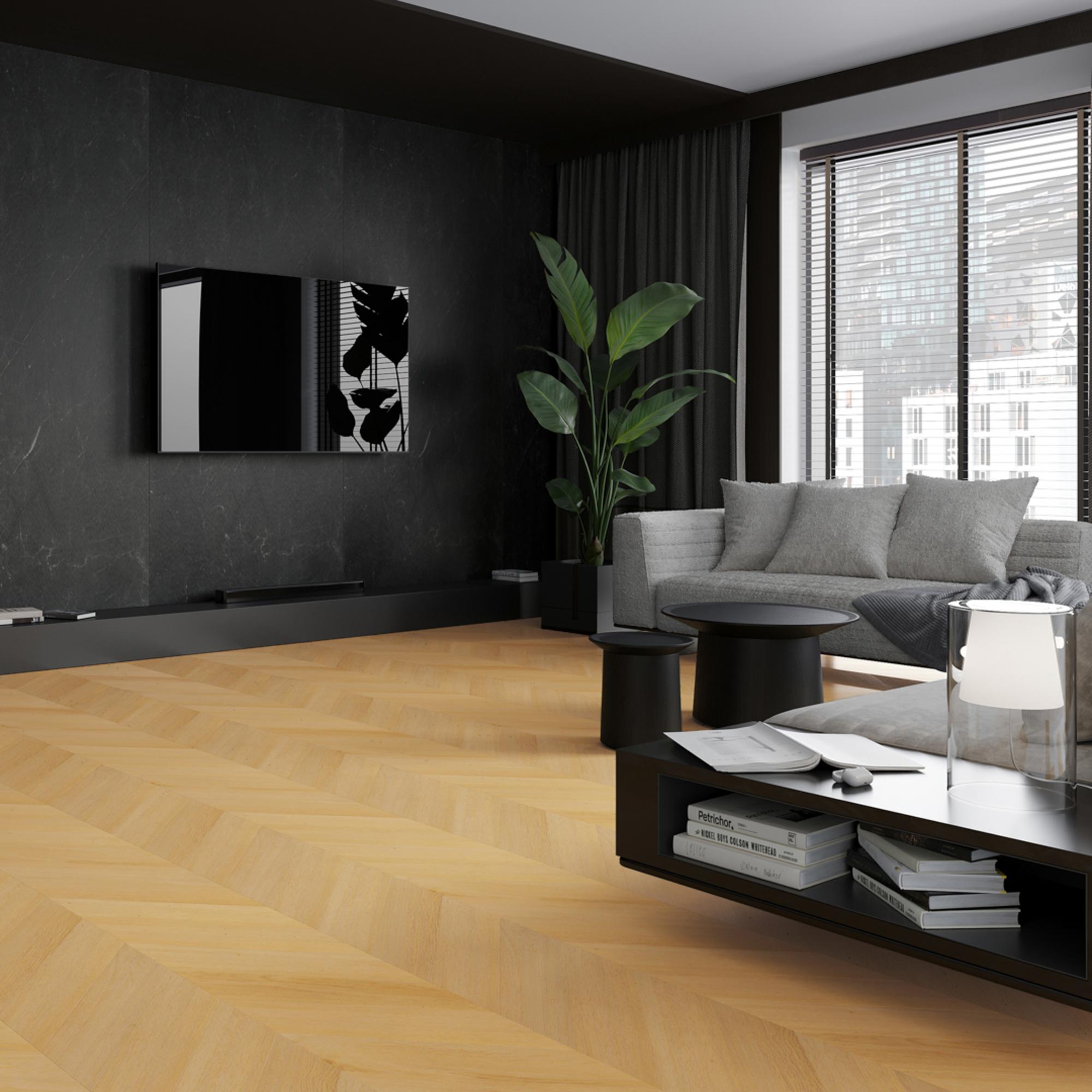 Obkladový panel Modee - Slab Stone essence Monreale Black WMS 518C 2800x1175x4 mm Concrete