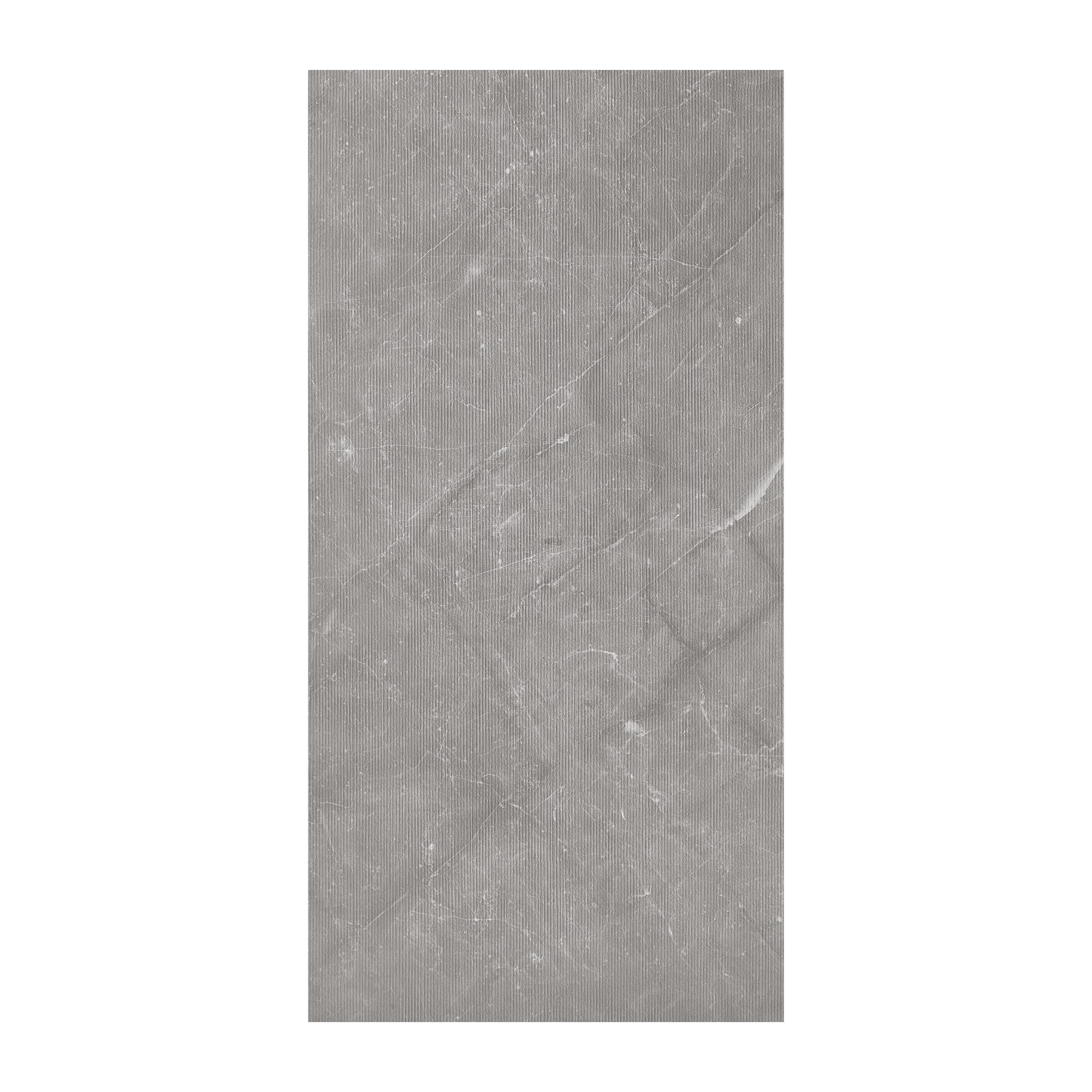 Obkladový panel Modee - Tile Stone essence Monreale Grey WMT 501S 600x1200x4 mm Stripes