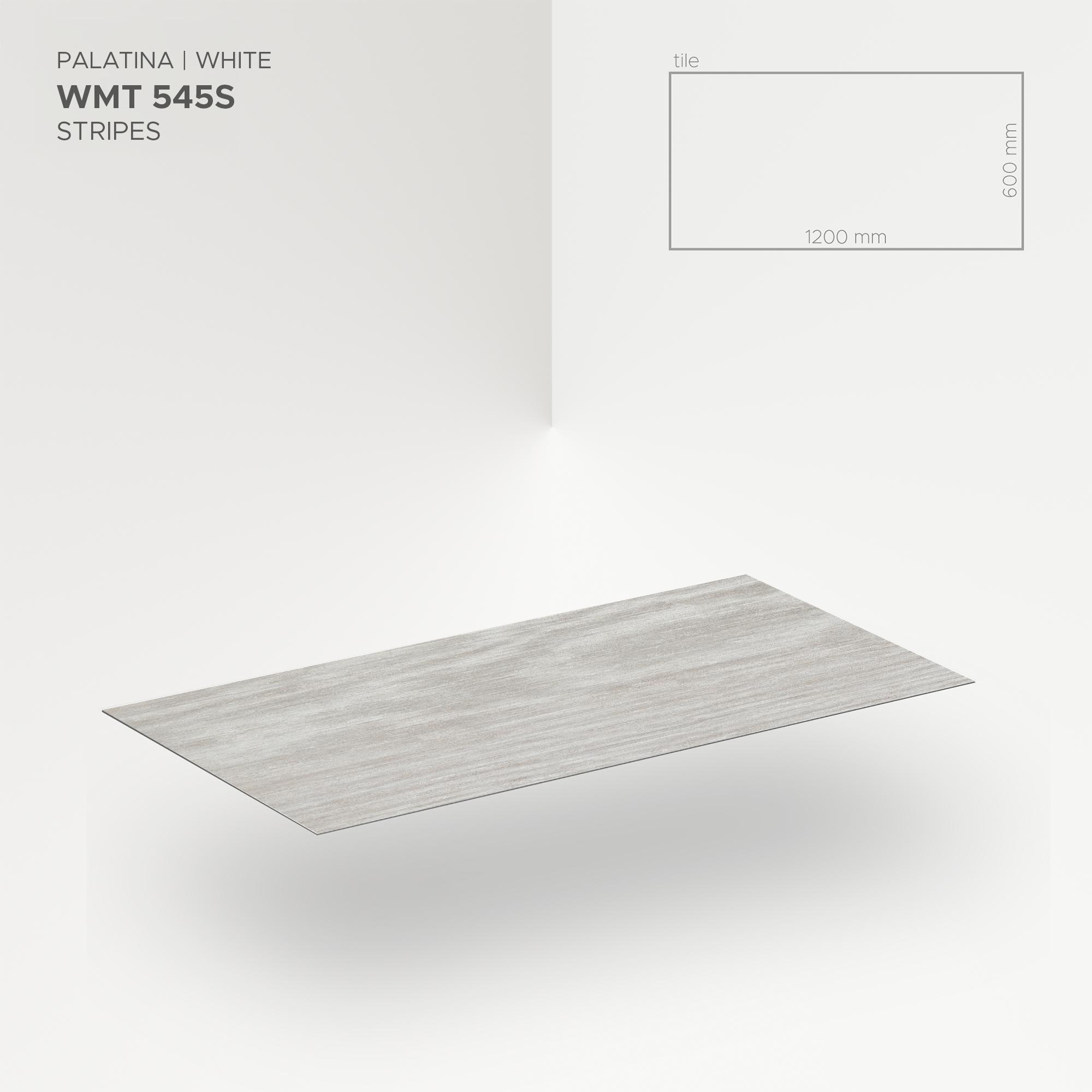 Obkladový panel Modee - Tile Stone essence Palatina White WMT 545S 600x1200x4 mm Stripes
