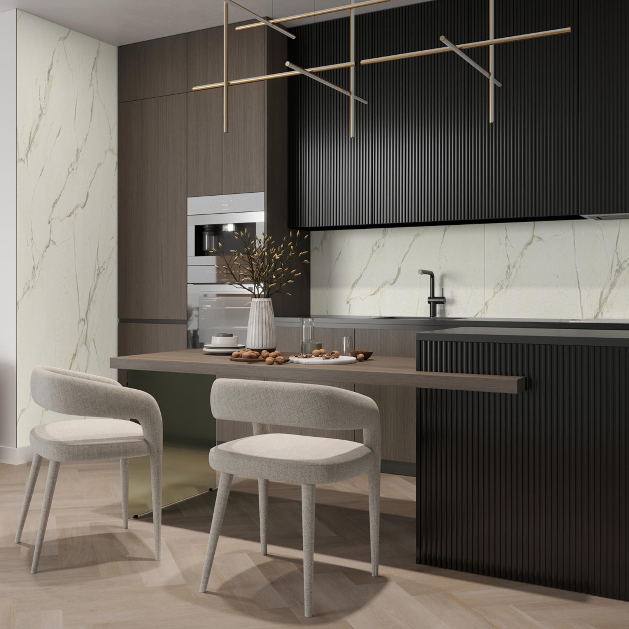 Obkladový panel Modee - Slab Stone essence Pietra Santa White WMS 538C 2800x1175x4 mm Concrete