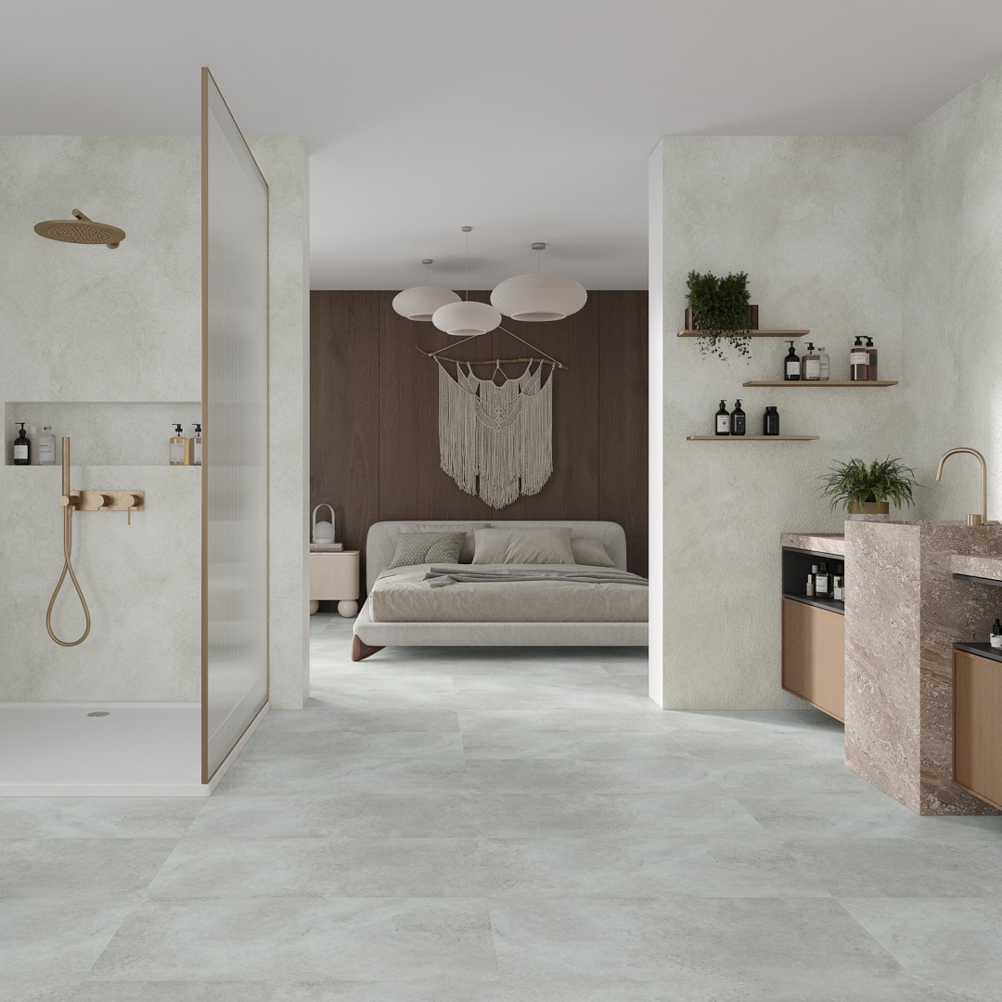 Obkladový panel Modee - Slab Stone essence Zenith Grey WMS 504C 2800x1175x4 mm Concrete