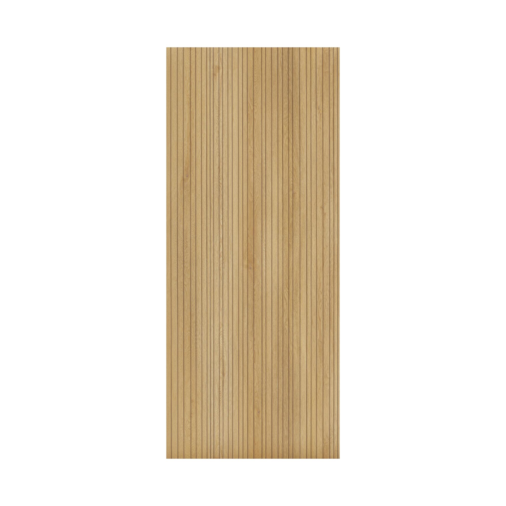 Obkladový panel Modee - Slab True wood Fluted Oak Beatrice WMSLS 205 2800x1175x4 mm Wood