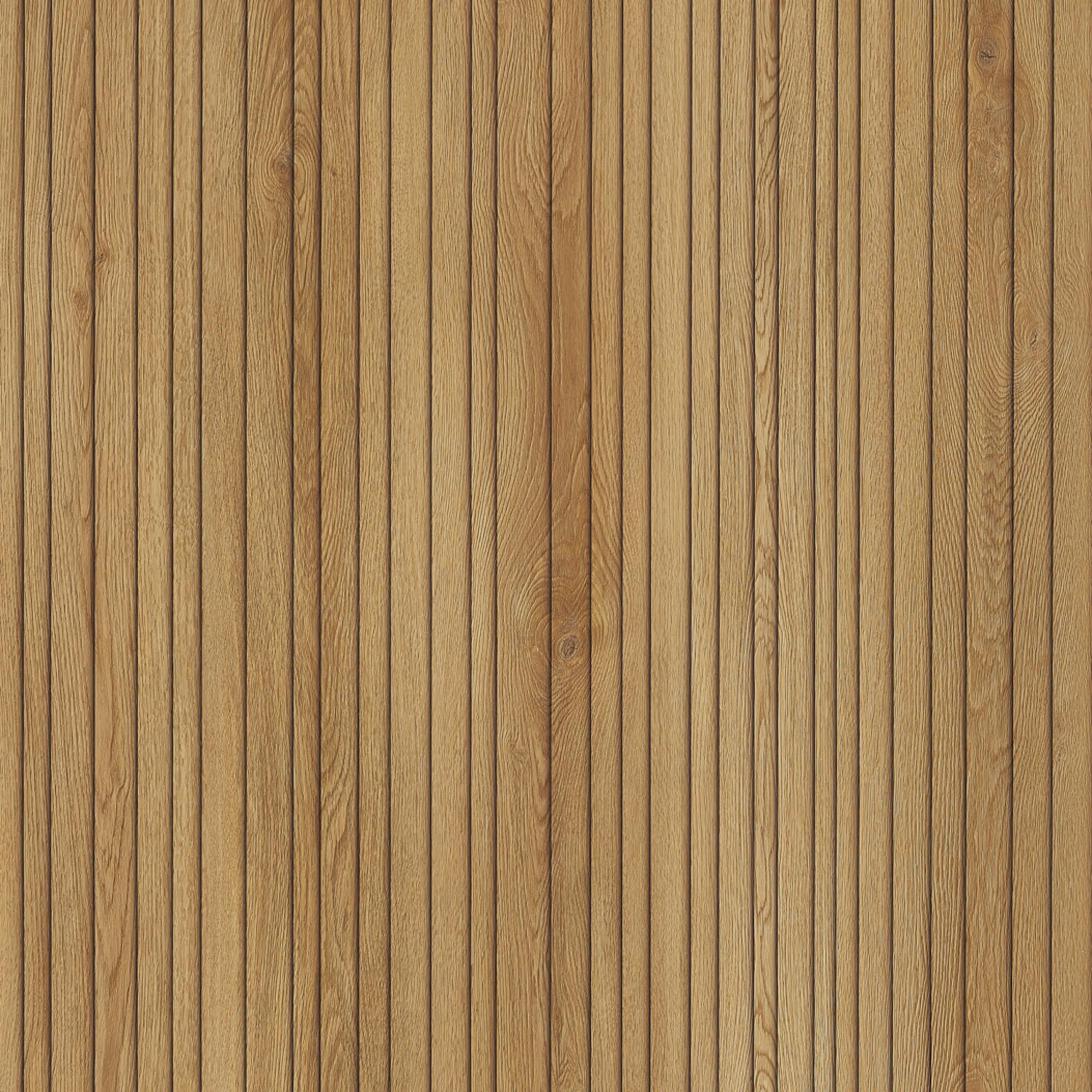 Obkladový panel Modee - Slab True wood Fluted Burbon Oak WMSLS 208 2800x1175x4 mm Wood