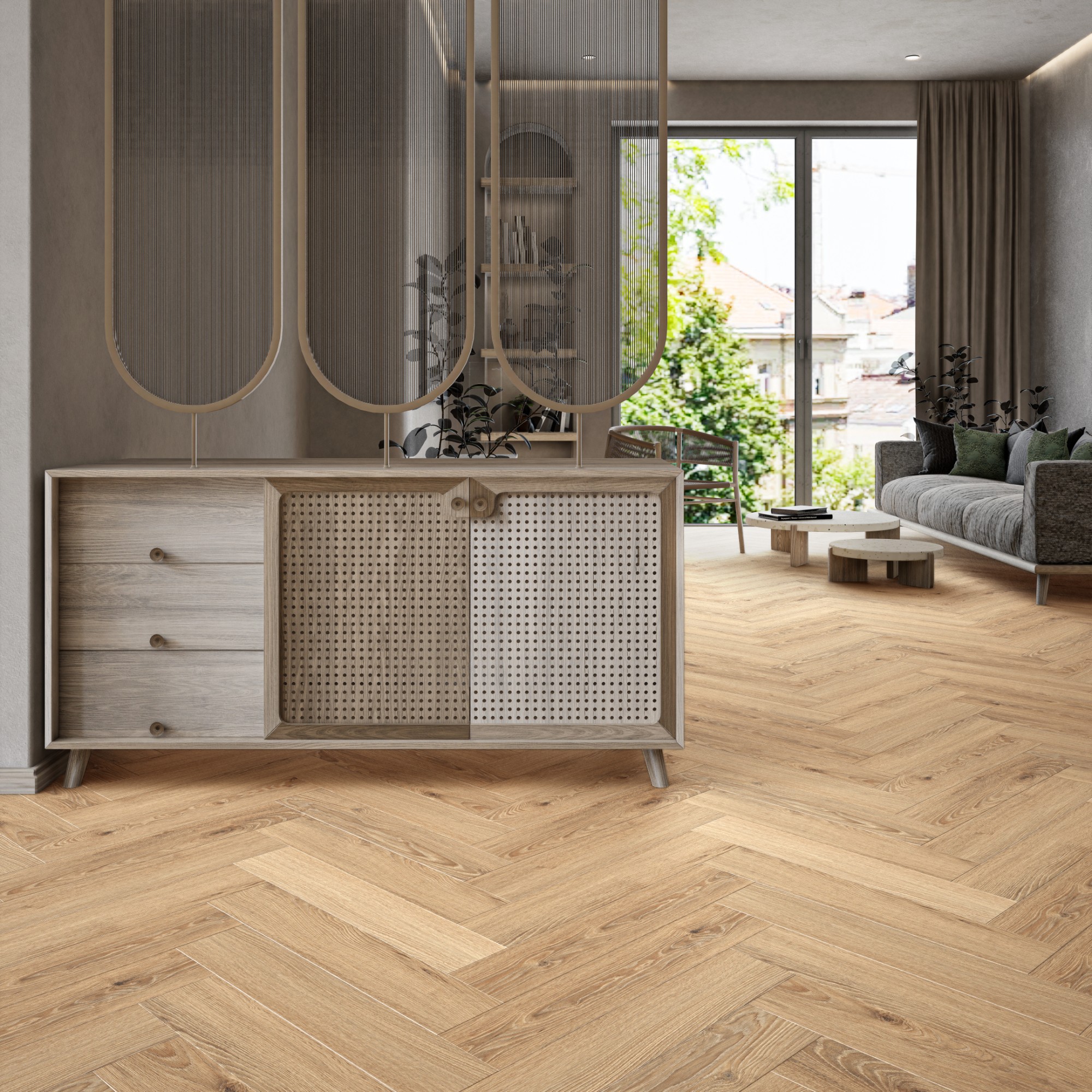 SPC Herringbone Silent Dub Honey Montanara K802 MR 6 mm AC5/34 4V rybia kosť Fold Down